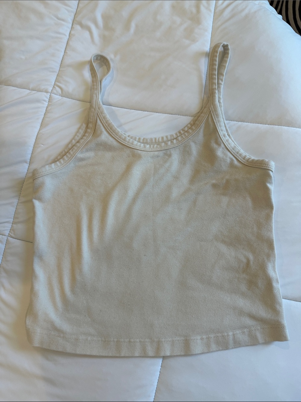 ARQ cream colored tank